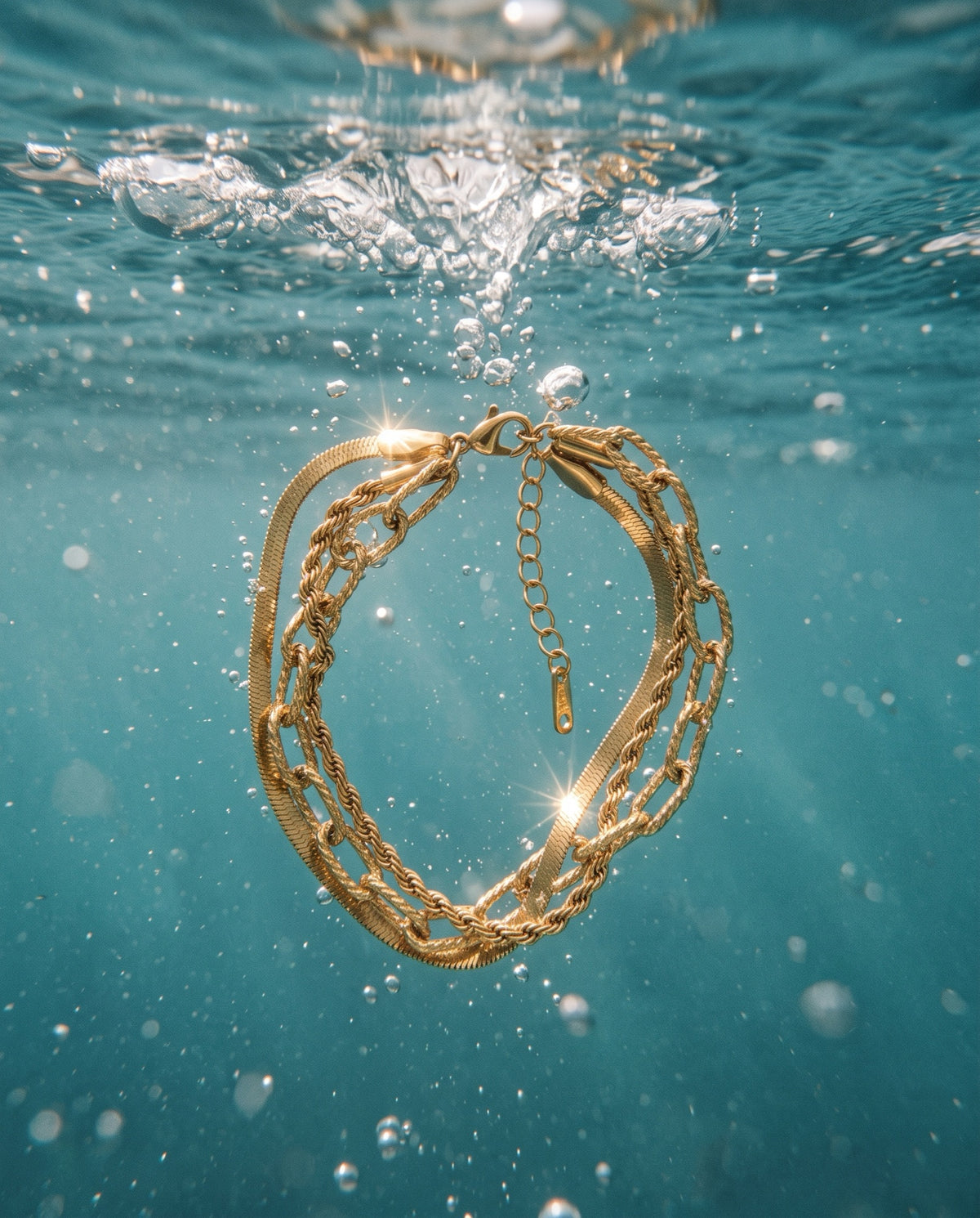 Pulsera Tres Cadenas - Miss Melinda