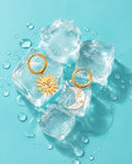 Pendientes Sol y Luna con Perla - Miss Melinda