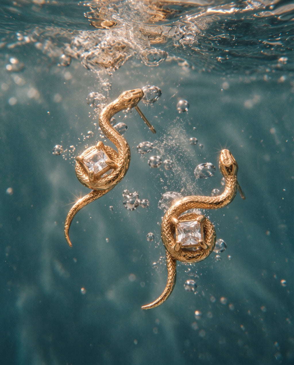 Pendientes Serpiente - Miss Melinda