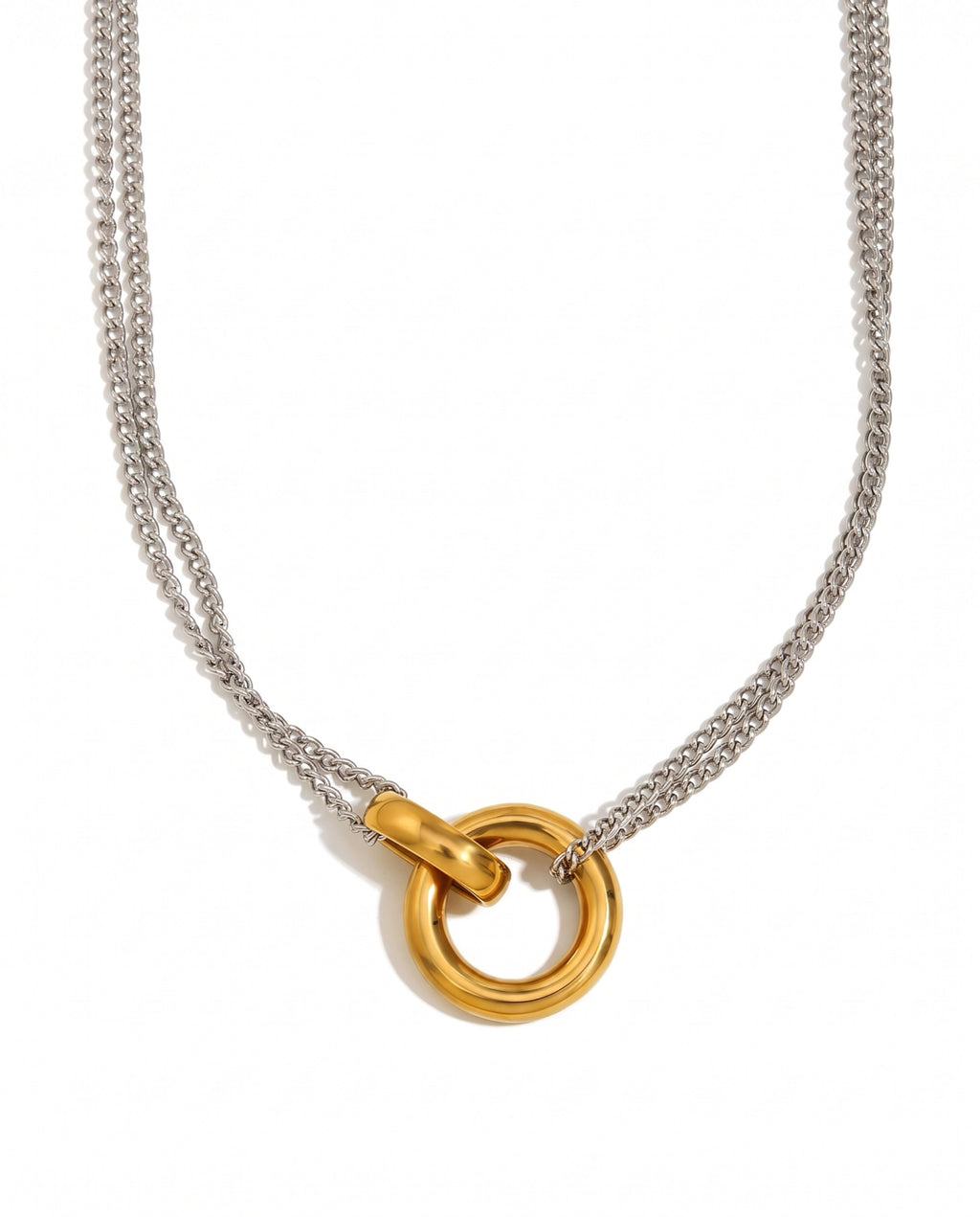 Collar Aro Dos Tonos - Miss Melinda
