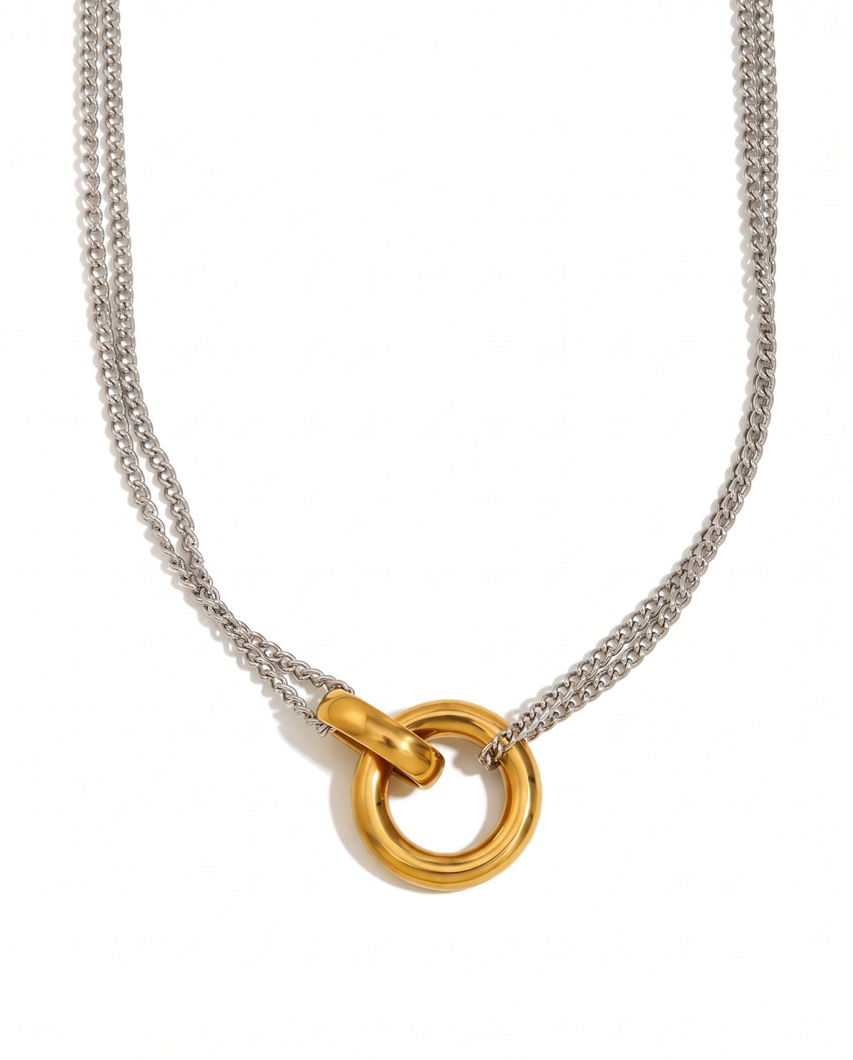 Collar Aro Dos Tonos - Miss Melinda
