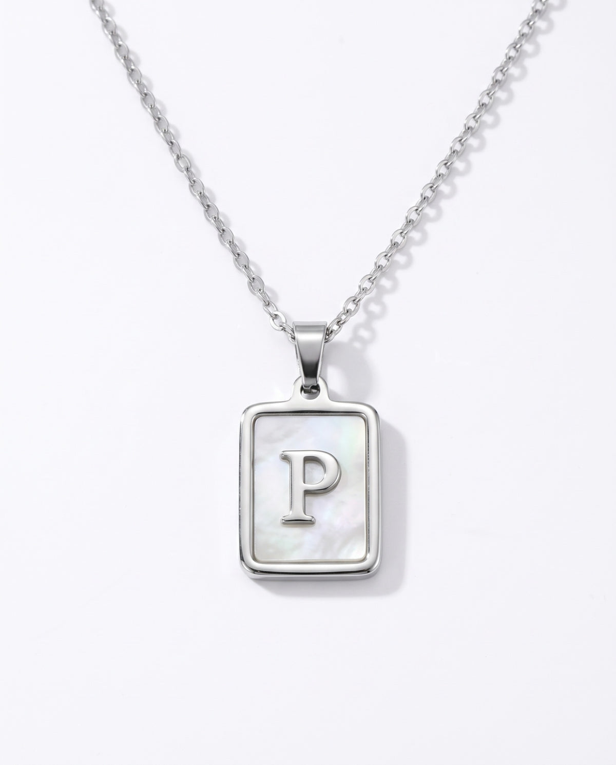 Plateado letra P