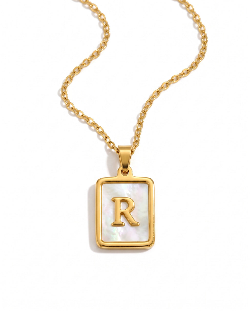 Dorado letra R
