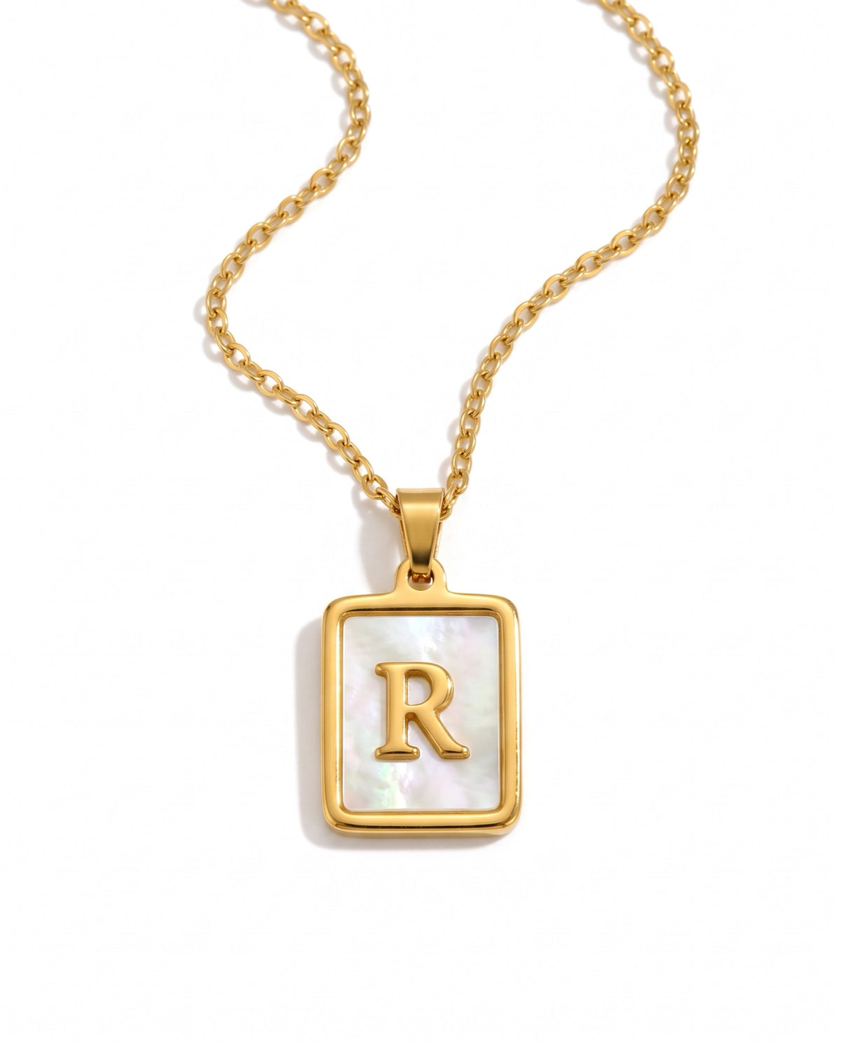 Dorado letra R