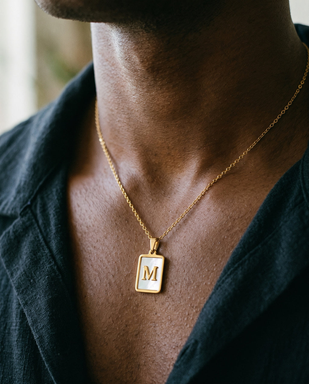 Cadena Placa con Inicial