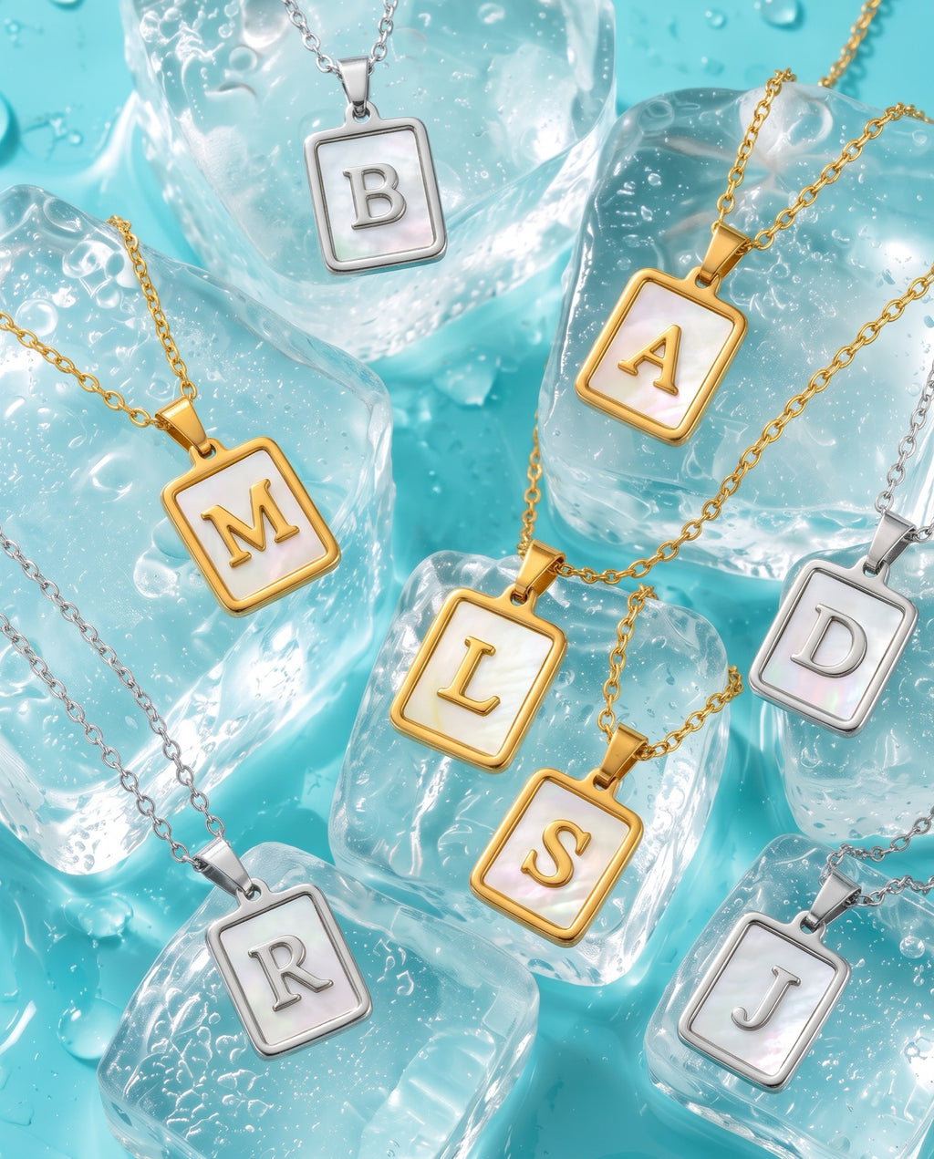 Cadena Placa con Inicial