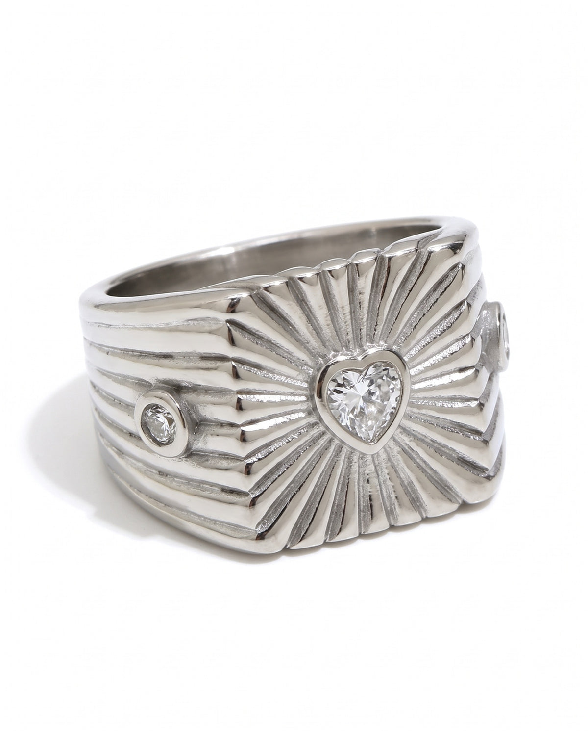 Anillo Corazón de Circonitas - Miss Melinda