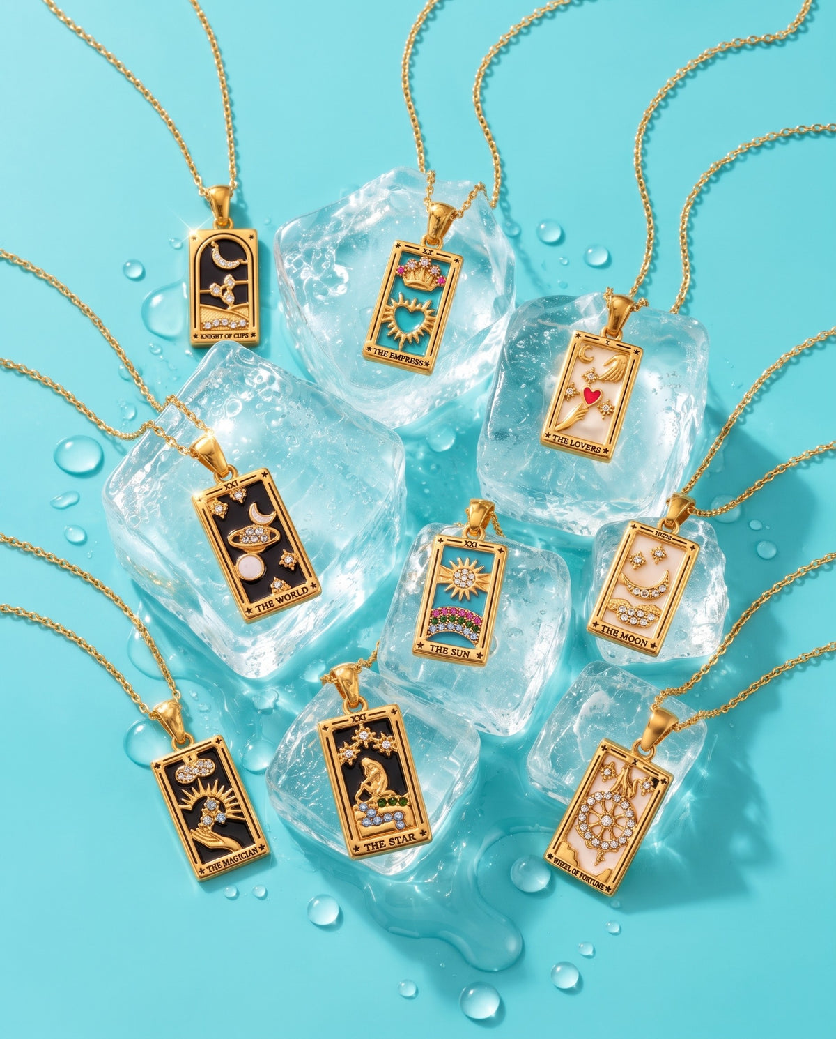 Collar Tarot: las 9 cartas sobre hielo